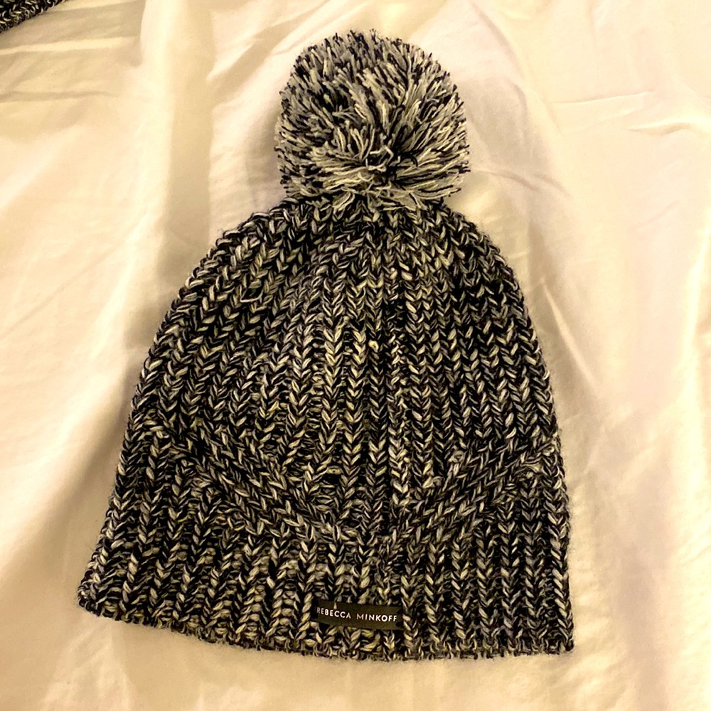 Rebecca Minkoff hat and arm warmers , brand new